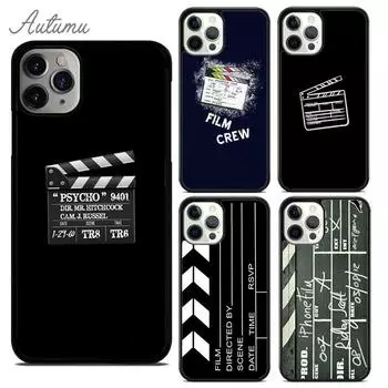 Чехол для телефона с хлопушкой для iPhone 11 12 13 14 Pro Max mini X XR XS SE 2020 5 6S 7 8 Plus Samsung Galaxy S21 S22 Cover shell iPhone 6plus