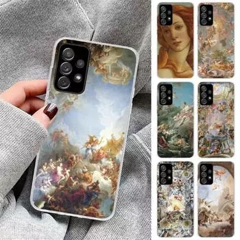 Чехол для телефона с художественной росписью «Рождение Венеры» для Samsung Galaxy S10 S21 S22 Plus Ultra A91 A51 A21S A12, прозрачный чехол для телефона Galaxy S30