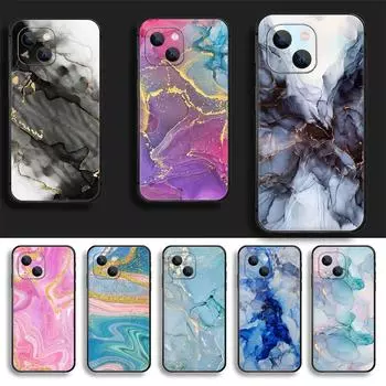 Чехол для телефона с художественным дизайном с мраморным узором для iPhone Samsung Galaxy Redmi Xiaomi Oppo OnePlus Note SA 7 8 9 10 11 12 13 14 20 21 22 23 53 54 Pro Ultra iPhone 6 or 6S