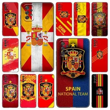 Чехол для телефона с испанским флагом для Samsung Galaxy A21 A30 A50 A52 S A13 A22 A32 A33 A53 A73 5G A11 A12 A31 A51 A70 A71 A72 Samsung A13