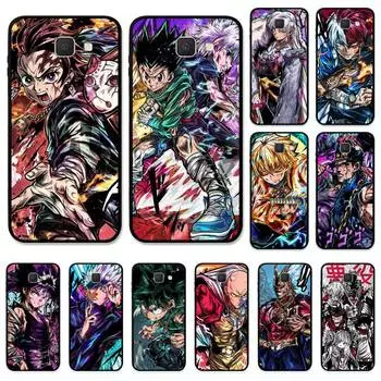 Чехол для телефона с изображением аниме Art Jujutsu Kaisen Gojo Demon Slayer для Samsung J8 J7 Core Dou J6 J4 plus J5 J2 Prime A21 A10s A8 A02 J2 Pro 2018