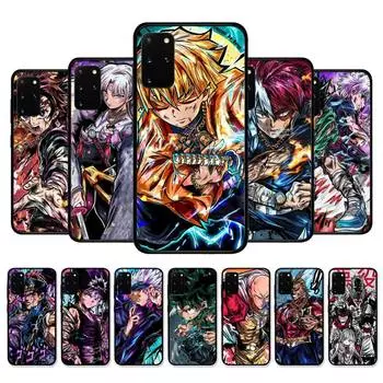 Чехол для телефона с изображением аниме Art Jujutsu Kaisen Gojo Demon Slayer для Samsung S21 S10 Lite S20 Ultra S9 S8 Plus S7 S6 Edge S5 S22 ULTRA