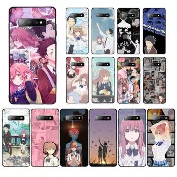 Чехол для телефона с изображением аниме «Беззвучный голос» для Samsung S 9 10 20 21 22 23 30 23plus lite Ultra FE S10lite Fundas Samsung S23 5G