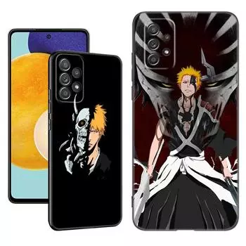 Чехол для телефона с изображением аниме BLEACHS для Samsung A13 A22 A24 A32 4G A23 A25 A34 A35 A52S A53 A54 A55 A73 5G A12 A14 A15 A31 A33 A50 A51 A72 Samsung A55 5G