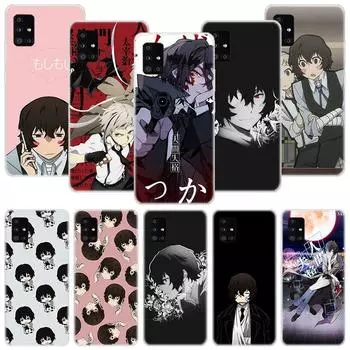 Чехол для телефона с изображением аниме «Бунго Бродячие собаки Дазай» для Samsung Galaxy A52 A53 A12 A13 A22 A23 A32 A33 A72 A73 A42 A02S A03S 5G A50S C Samsung A03S