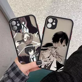 Чехол для телефона с изображением аниме Bungou Stray Dogs Dazai Osamu для IPhone 12 11 13 Pro X XS MAX XR 8 7 6 Plus, матовый противоударный чехол iPhone 6 6s