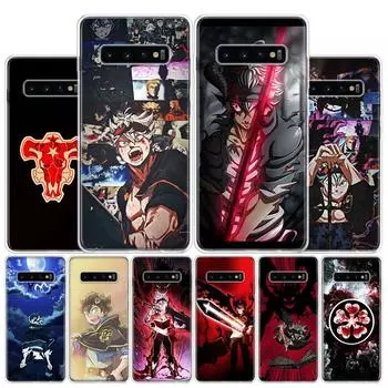 Чехол для телефона с изображением аниме «Черный клевер» для Samsung Galaxy S10 Plus S20 FE S21 S22 Ultra S10E S9 S8 + S7 Edge J4 Samsung S10