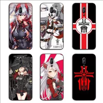 Чехол для телефона с изображением аниме девушки Atago Azur Lane для OPPO Find X5 X3 X2 A93 Reno 8 7 Pro A74 A72 A53, мягкий черный чехол для телефона OPPO Find X5