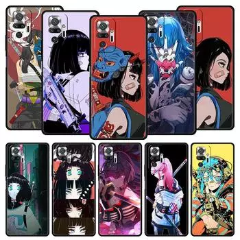Чехол для телефона с изображением аниме девушки в японском стиле для Xiaomi Redmi Note 12 5G 10C 10 11 9 8 Pro Plus 9S 7 8T 9T 9A 8A 9C K50 K40, игровой чехол Redmi Note 10Pro