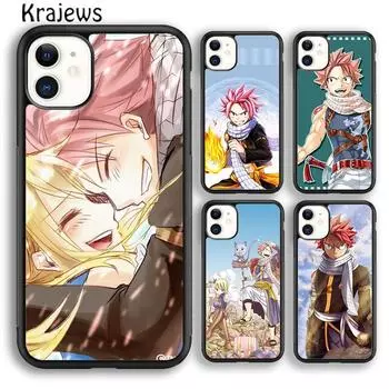 Чехол для телефона с изображением аниме Fairy Tail Нацу Драгнил для iPhone 14 5S 6S 7 8 plus X XR XS 11 12 13 pro max Samsung S21 S22 ultra iPhone 6plus