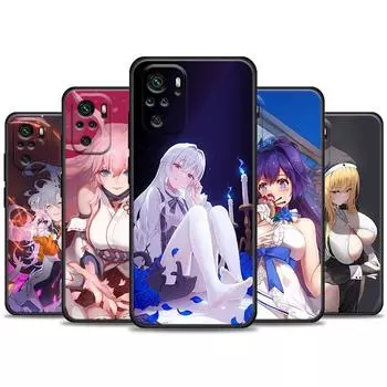 Чехол для телефона с изображением аниме Honkai Impact 3rd Anime Cartoon для Redmi Note 10 11 11S 11E 7 8 8T 9 9S 9T Pro Plus 5G, чехол Fundas Coque Shell Redmi Note 7