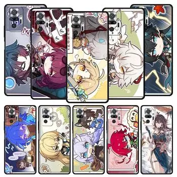 Чехол для телефона с изображением аниме Honkai Star Rail для Xiaomi Redmi Note 13 12 5G 11 10 Pro 4G Plus 9S 9 8 7 9T 8T 10C 9C 9A 5G, мягкий чехол Redmi Note 12 5G