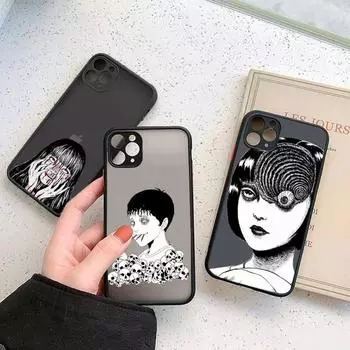 Чехол для телефона с изображением аниме Junji Ito Tomie Horror для iPhone 13 12 11 14 Pro XR XS MAX SE 2020 7 8 Plus ПК жесткий противоударный чехол из ТПУ iPhone 6 6s