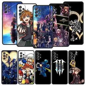 Чехол для телефона с изображением аниме «Королевство сердец» для Samsung Galaxy A51 A53 A71 A21S A12 A11 A31 A41 A01 A03s A22 A23 A33 A73 A13 5G, мягкий чехол Samsung A11