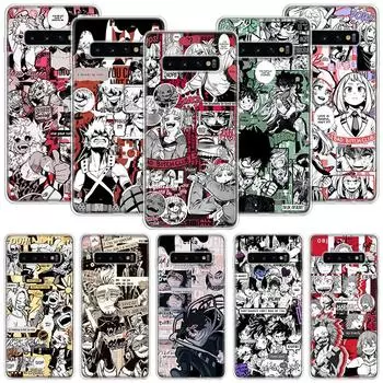 Чехол для телефона с изображением аниме «Мой герой Академии» для Samsung Galaxy S20 Fe S10 Plus S21 S22 S23 Ultra S10e S9 S8 S7 Edge Fundas, чехол для Samsung S21 Ultra
