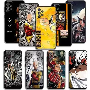 Чехол для телефона с изображением аниме One Punch Man Comics для Samsung Galaxy A14 A73 A53 A71 A51 A31 A33 A22 A12 A21s A13 A32 A52s A72 A52 A23 Samsung A73 5G