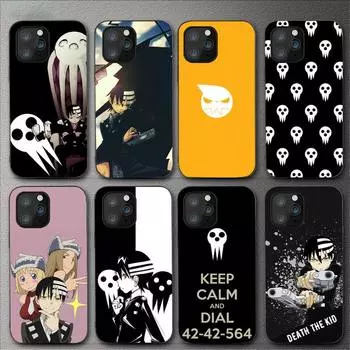 Чехол для телефона с изображением аниме Soul Eater для Iphone 11 12 Mini 13 14 Pro Xs Max X 8 7 6s Plus 5 Se Xr Shell iPhone12