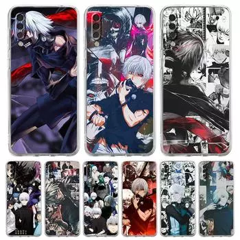 Чехол для телефона с изображением аниме «Токийский гуль» для Samsung Galaxy A12 A50 A70 A20 A30 A40 A20E A10 A10S A20S A02S A22 A32 A52S A72 5G, прозрачный чехол Samsung A10
