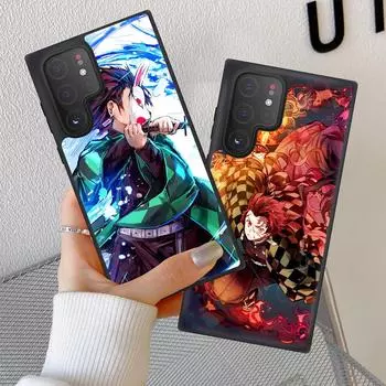 Чехол для телефона с изображением аниме «Убийца демонов» для Samsung Galaxy A01 A02 A03 A10s A10 A11 A12 A20 A21 A22 A52 A32 5g A50 A51 A70, мягкие чехлы из ТПУ For Samsung A21