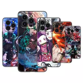 Чехол для телефона с изображением аниме «Убийца демонов Камадо Танджиру» для Apple iPhone 13 12 Mini 11 Pro XS Max X XR 8 7 6S 6 Plus SE 2020 5S 5 iPhone 13 Pro Max