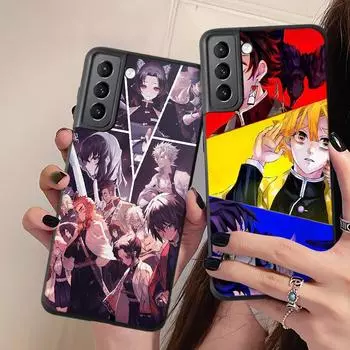 Чехол для телефона с изображением аниме «Убийца демонов» для Samsung Galaxy S9 S8 S10 S21 S22 S20 Plus S21fe S10 Lite S10e Note 20 10plus, мягкий чехол, Чехлы For Samsung NOTE 10