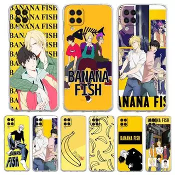 Чехол для телефона с изображением банановой рыбы и японского аниме для Samsung A51 A71 A21S A12 A11 A31 A41 A01 A03S A13 A33 A73 A53 A52 A32 5G A23, прозрачный чехол Samsung A01