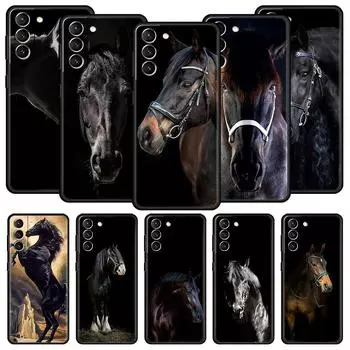 Чехол для телефона с изображением бегущей лошади и диких животных для Samsung Galaxy S24 S23 S22 S20 Ultra S21 FE 5G S10 S9 Plus S10E, мягкий силиконовый чехол Samsung S10e