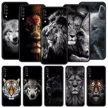 Чехол для телефона с изображением черного гепарда, тигра, льва и животных для Samsung A12 A32 A50 A70 A20E A20S A10 A10S A22 A40 A42 A52 5G A02S A04s Samsung A52 5G