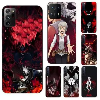 Чехол для телефона с изображением черного клевера в стиле аниме, чехол для Redmi Note 11 10 9 8 6 Pro 10T 9S 8T 7 5A 5 4 Coque Macia, противоударный дизайн чехла Redmi 7