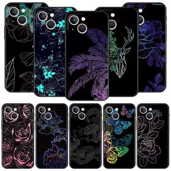 Чехол для телефона с изображением цветов и травы для iPhone Samsung Galaxy Redmi Xiaomi Oppo OnePlus Note SA 7 8 9 10 11 12 13 14 20 21 22 23 53 54 Pro Max Ultra iPhone 6 or 6S