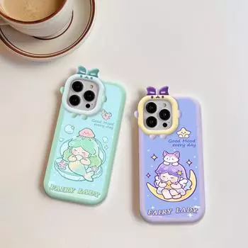 Чехол для телефона с изображением девушки-феи с изображением монстра, мягкий защитный чехол для телефона с линзами для OPPO Realme OPPO A15