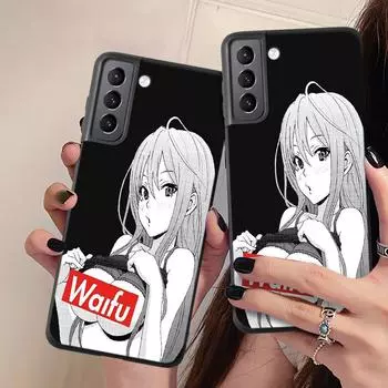 Чехол для телефона с изображением девушки манги из Японии для Samsung Galaxy S9 S8 S10 S21 S22 S20 Plus S21fe S10 Lite S10e Note 20 10plus, мягкий чехол из ТПУ For Samsung S10