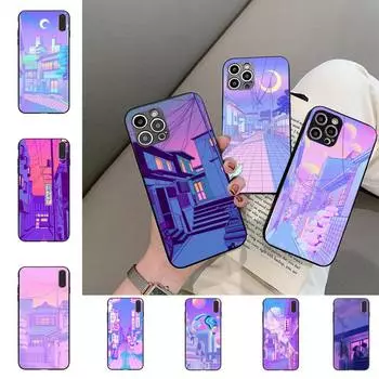 Чехол для телефона с изображением дома в японском стиле, ручная роспись, для iPhone 11 12 13 Mini Pro Max 8 7 6 6S Plus X 5 SE 2020 XR XS Funda Case 6plus or 6s plus