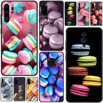 Чехол для телефона с изображением еды, выпечки, темного шоколада, чизкейка, макарон для XiaoMi RedMi S2 4X 5 Plus 6 7 7A 8 8A 9 9A 10 K40 RedMi 9