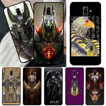 Чехол для телефона с изображением египетского бога Гора и Анубиса для Samsung Galaxy J6 J4 Plus A6 A7 A8 A9 J8 2018 A3 A5 J1 2016 J3 J7 J5 2017 J4 2018 - J400