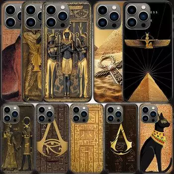 Чехол для телефона с изображением египетского фараона для Apple Iphone 13 12 Mini 11 14 Pro Max SE 2020 X XS XR 8 7 6 6S Plus 5 5S Shell Coque Lu iPhone 13