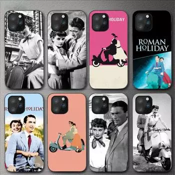 Чехол для телефона с изображением фильма «Римские каникулы» для iPhone 11 12 Mini 13 14 Pro XS Max X 8 7 6s Plus 5 SE XR Shell iPhone14ProMax