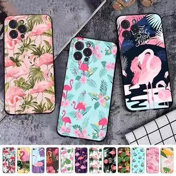 Чехол для телефона с изображением фламинго для iPhone Samsung Galaxy Redmi Xiaomi Oppo OnePlus Note SA 7 8 9 10 11 12 13 14 20 21 22 23 53 54 Pro Max Plus Ultra TPU Soft iPhone 6 or 6S
