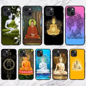 Чехол для телефона с изображением индийского Будды для iPhone 11 12 Mini 13 14 Pro XS Max X 8 7 6s Plus 5 SE XR Shell iPhone14ProMax