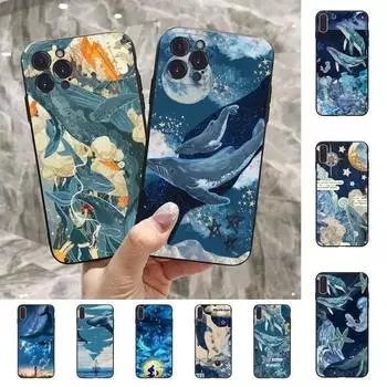 Чехол для телефона с изображением кита для iPhone Samsung Galaxy Redmi Xiaomi Oppo OnePlus Note SA 7 8 9 10 11 12 13 14 20 21 22 23 53 54 Pro Max Plus Ultra TPU Soft iPhone 6 or 6S