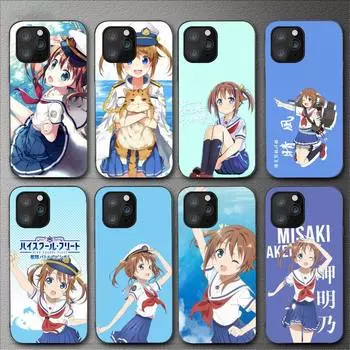 Чехол для телефона с изображением комиксов аниме High School Fleet для Iphone 11 12 Mini 13 14 Pro Xs Max X 8 7 6s Plus 5 Se Xr Shell iPhone8plus