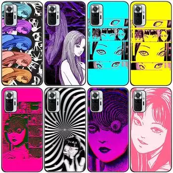 Чехол для телефона с изображением комиксов ужасов junji ito Tomie, футболки Glitchcore для Xiaomi Redmi Note 11 10 9 8 Pro 11T 10T 10S 9S 8T 9 9A 9C 9T Redmi 9