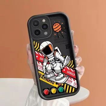 Чехол для телефона с изображением космонавта для iPhone Samsung Galaxy Xiaomi Redmi POCO HUAWEI Honor противоударный резиновый мягкий гибкий чехол Redmi K40S