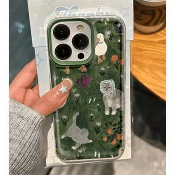 Чехол для телефона с изображением кота в виде масляной живописи для Apple iPhone - мягкий силиконовый противоударный износостойкий чехол для iPhone 16/15/14/13/12/11/XS/XR/Pro Max Plus Apple 16Promax