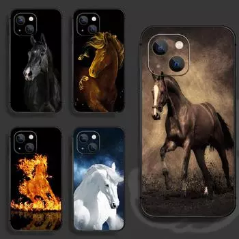 Чехол для телефона с изображением лошади для iPhone Samsung Galaxy Redmi Xiaomi Oppo OnePlus Note SA 7 8 9 10 11 12 13 14 20 21 22 23 53 54 Pro Max Plus Ultra iPhone 6 or 6S