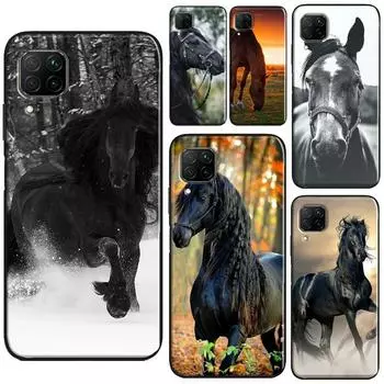 Чехол для телефона с изображением лошади для Huawei P40 Lite P20 P30 Pro Nova 5T P Smart Z 2019 2021 Honor 50 10i 8X 9X Huawei P20