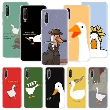 Чехол для телефона с изображением милого гуся и игры для Xiaomi Poco X3 Nfc F3 M3 F1 Mi Note 10 11 Lite 11T Pro 9 8 CC9 9T 10T 11i A3 A2 A1 Coque Xiaomi Poco X3 (Pro)