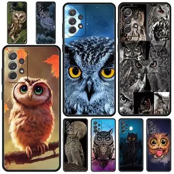 Чехол для телефона с изображением милой совы из мультфильма для Samsung Galaxy A51 A71 A21S A12 A11 A31 A52 A41 A32 A23 A33 A53 A73 A03S A13 5G Samsung A31