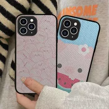 Чехол для телефона с изображением милой свиньи из твердой кожи для iPhone 11 12 13 Mini Pro Max 8 7 Plus SE 2020 X XR XS Coque iphone 7
