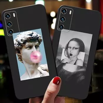 Чехол для телефона с изображением Моны Лизы да Винчи для Huawei Mate 8 9 S 10 30 20 40 20X 5G 40E Plus Pro Nova 7i 7 Pro SE Pro, задняя крышка HUAWEI Mate8